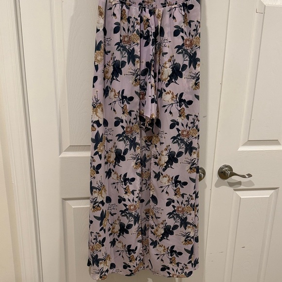Altar’d State Floral Maxi Dress with off the shoulder straps L NWOT - Picture 4 of 7